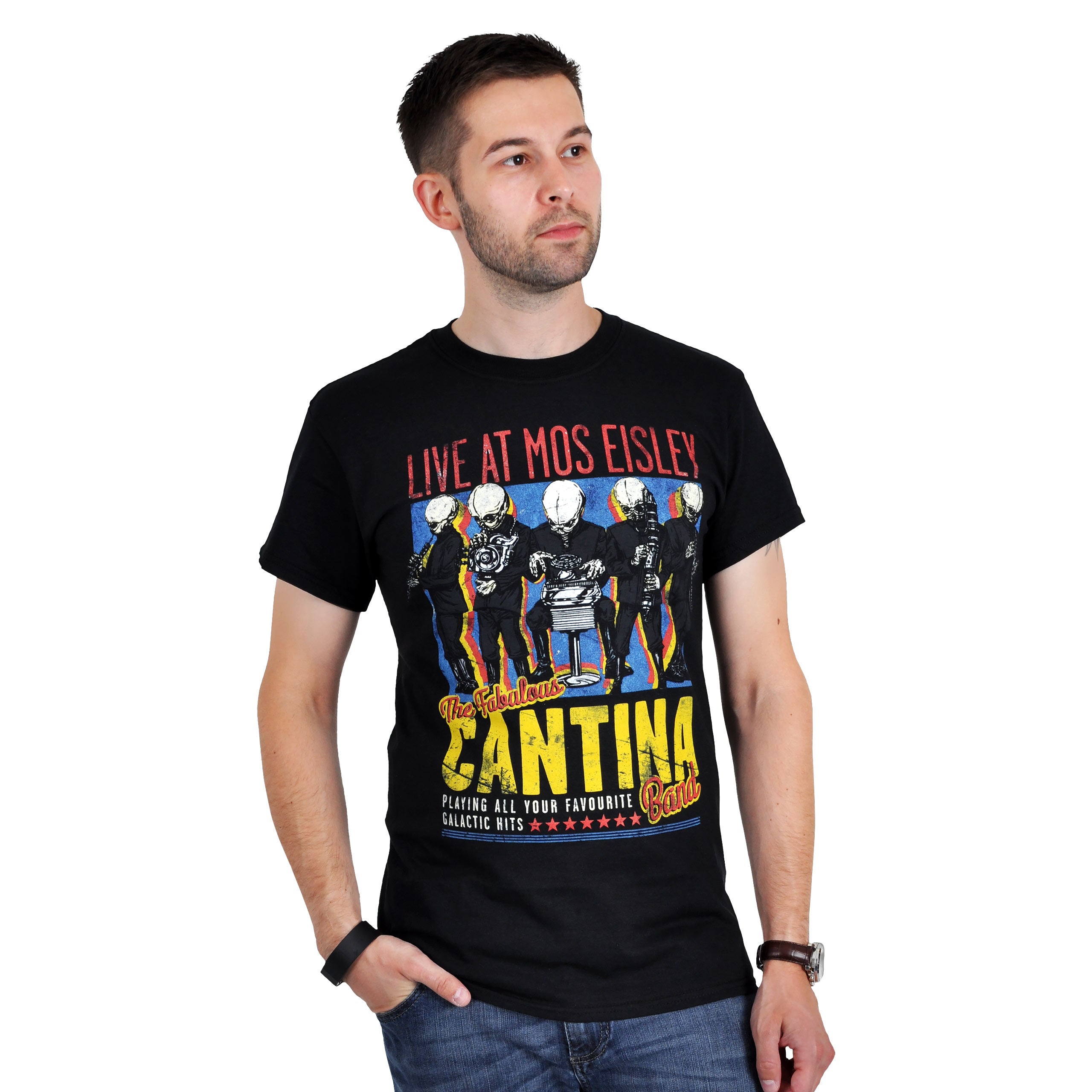 Image produit T-shirt Cantina Band noir