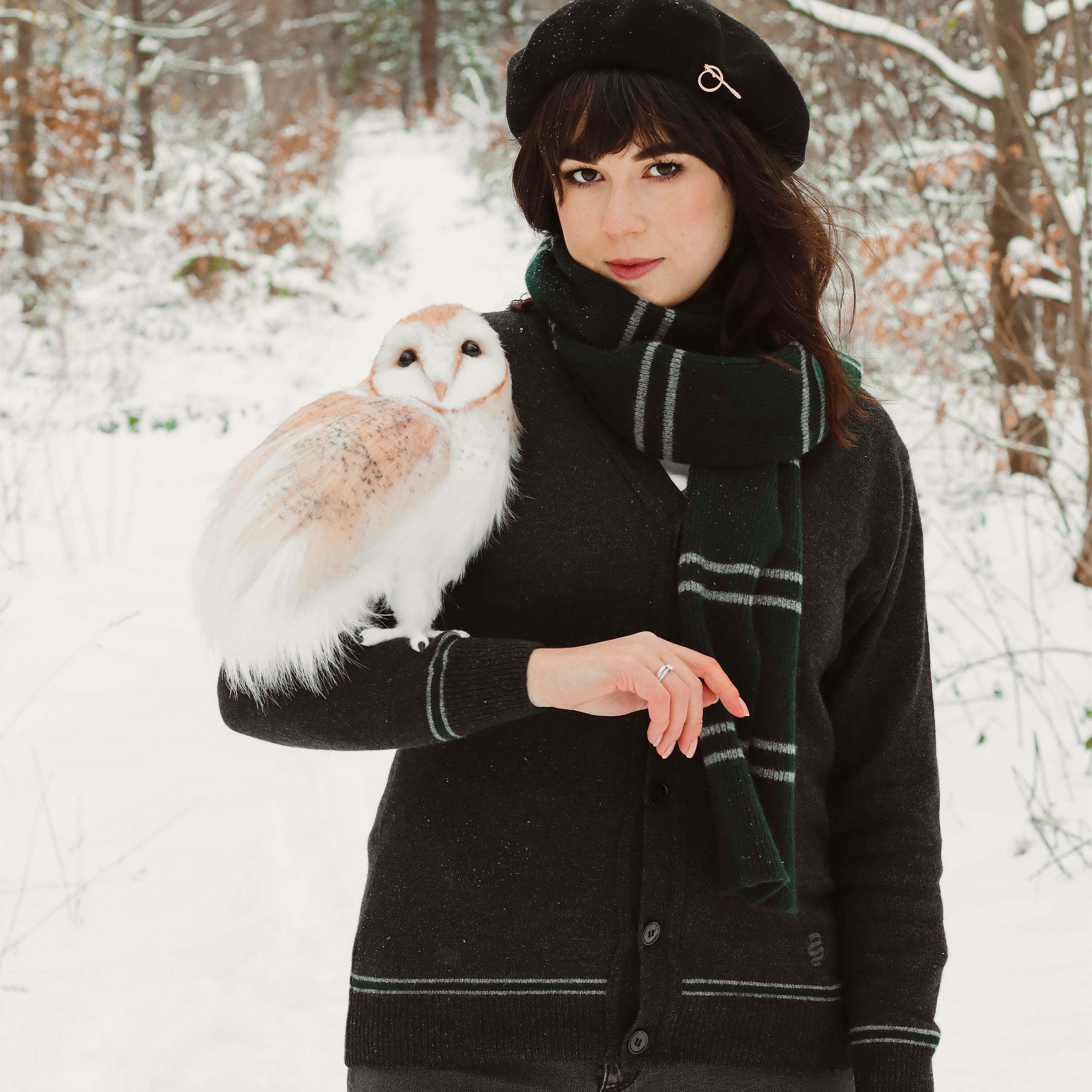 Image produit Harry Potter - Écharpe en laine Slytherin originale