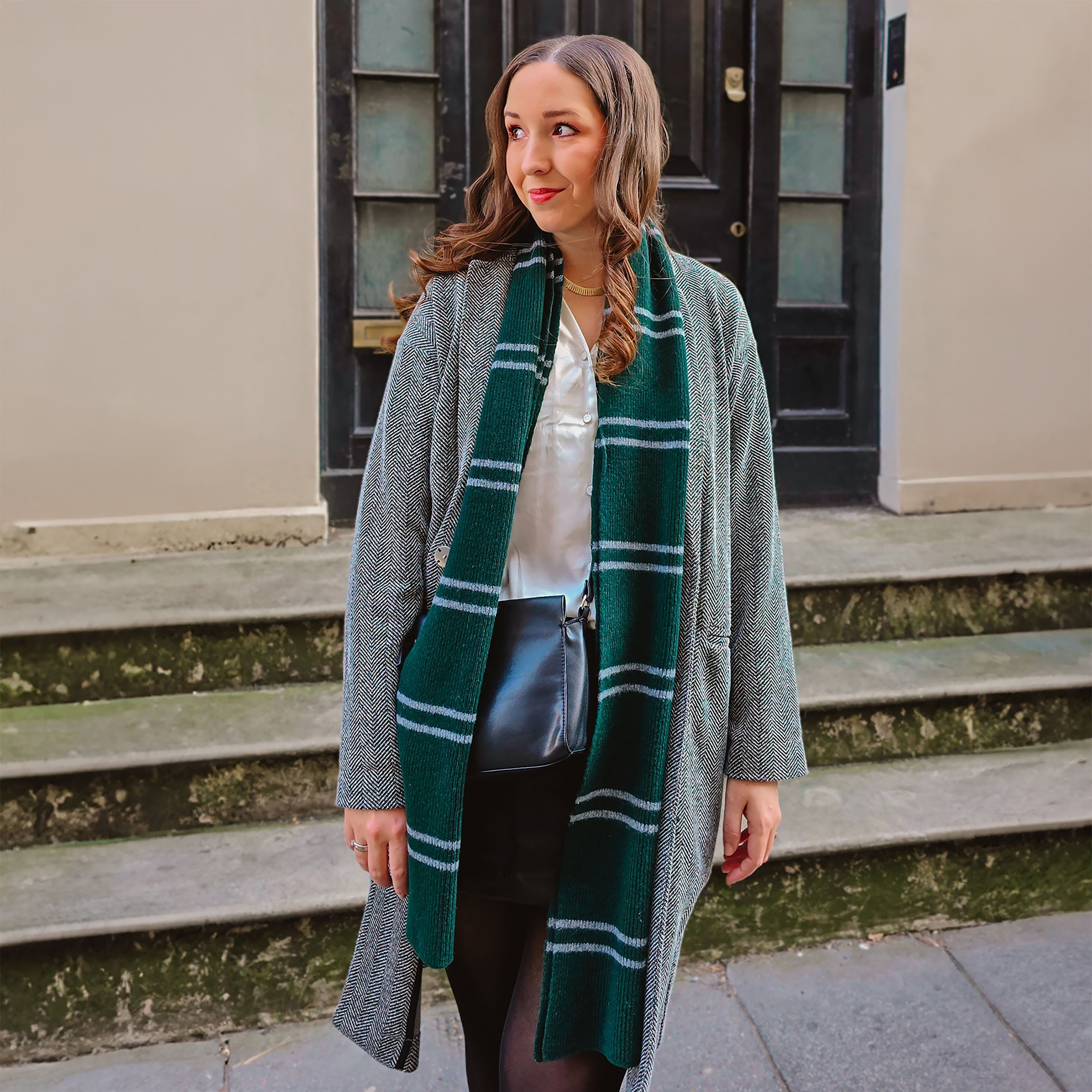Image produit Harry Potter - Écharpe en laine Slytherin originale