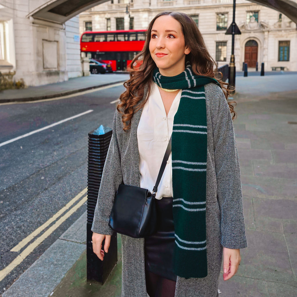 Image produit Harry Potter - Écharpe en laine Slytherin originale