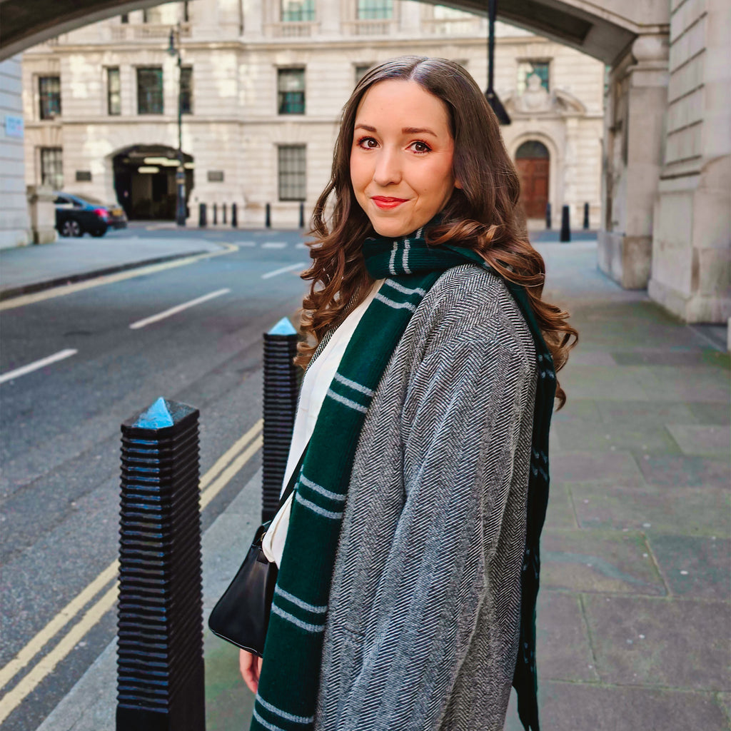Image produit Harry Potter - Écharpe en laine Slytherin originale