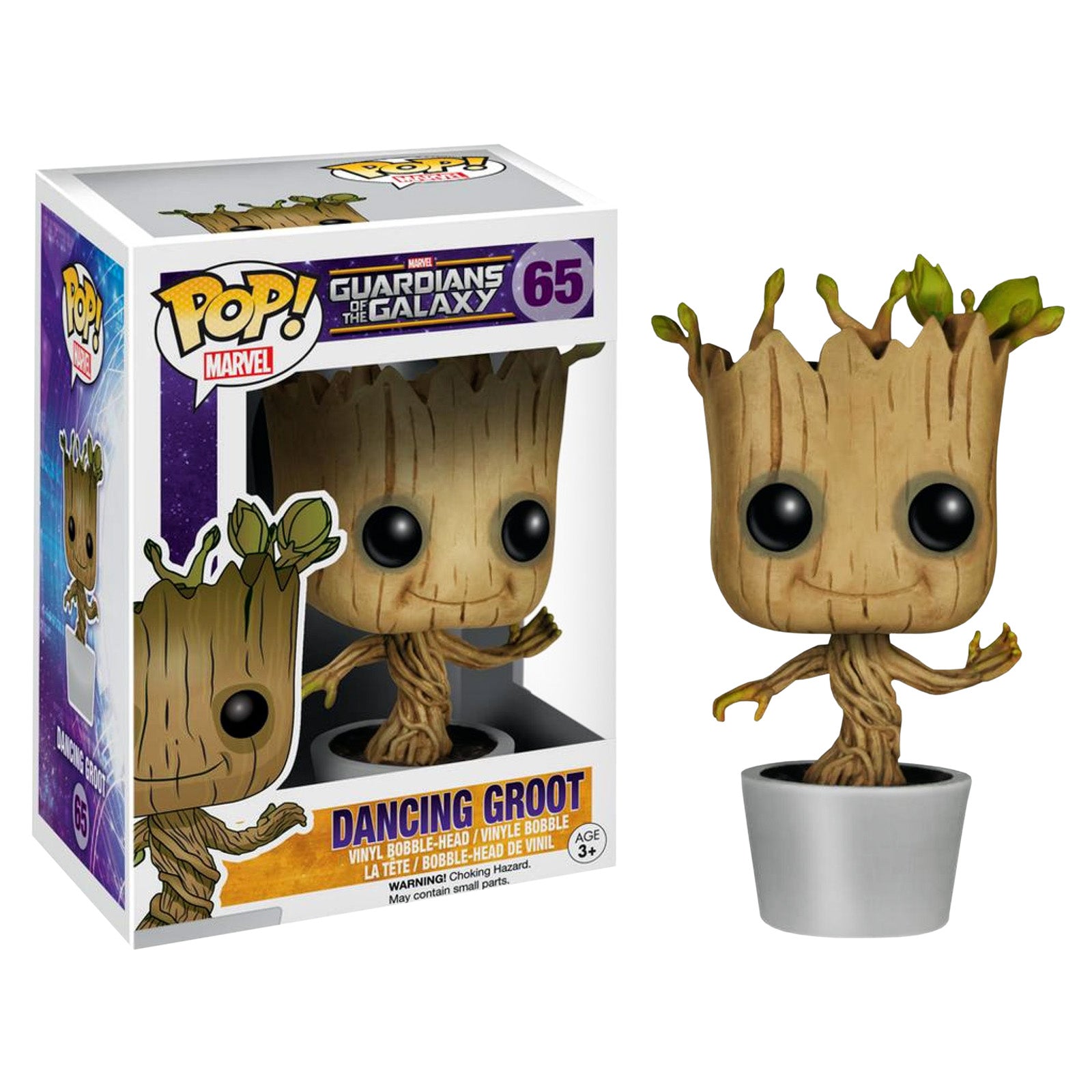 Image produit Gardiens de la Galaxie - Figurine à tête branlante de Groot qui danse