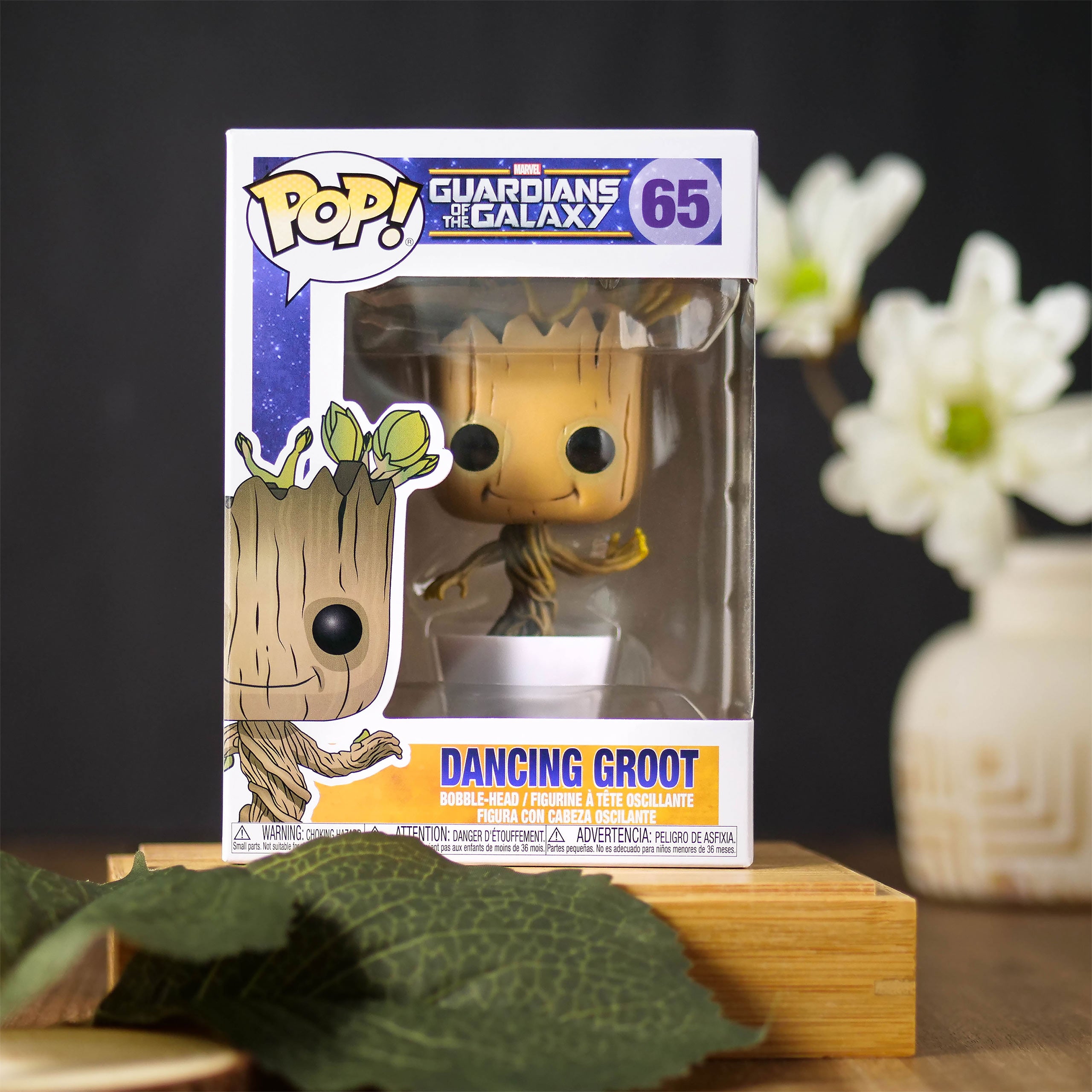 Image produit Gardiens de la Galaxie - Figurine à tête branlante de Groot qui danse