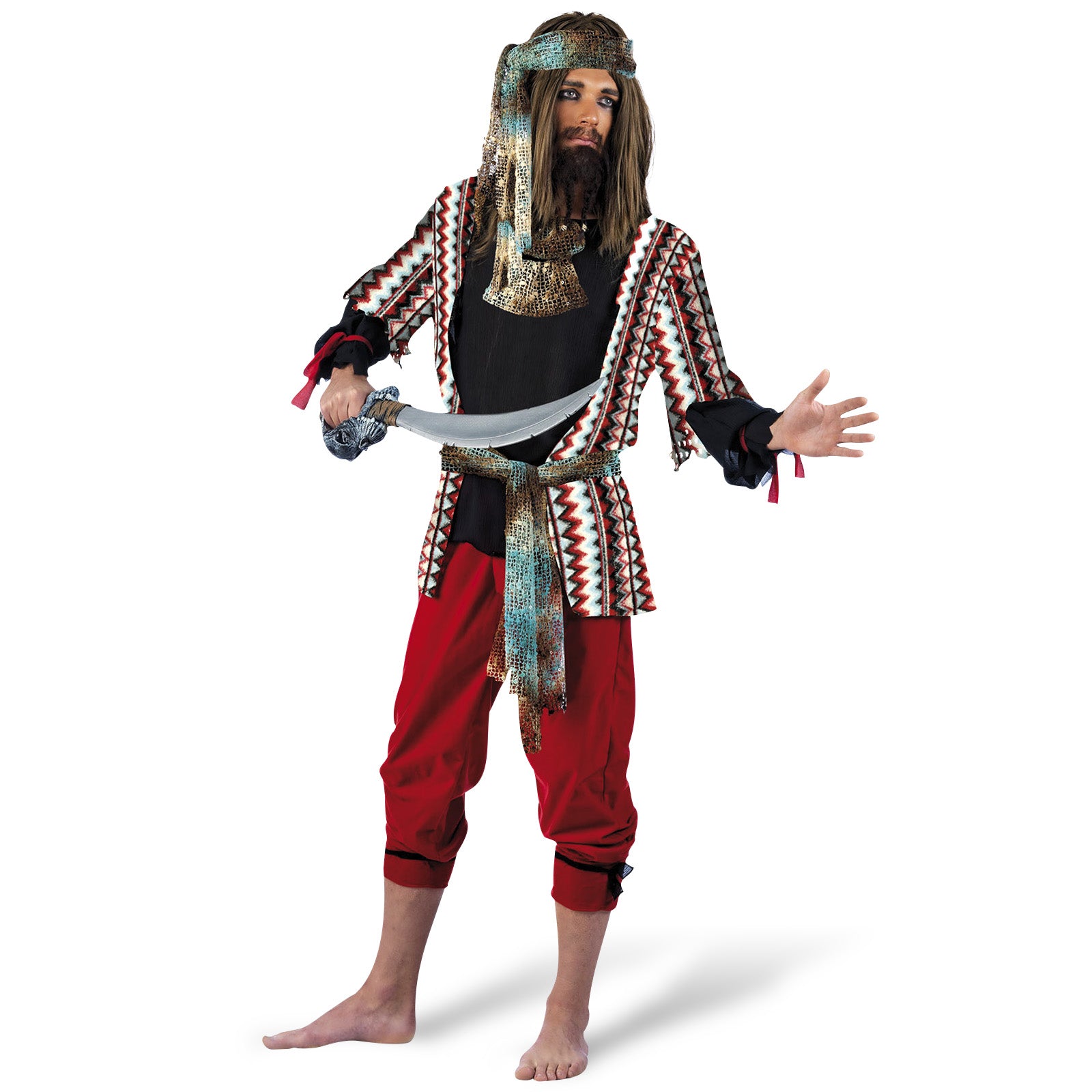 Image produit Costume d'homme pirate flamboyant