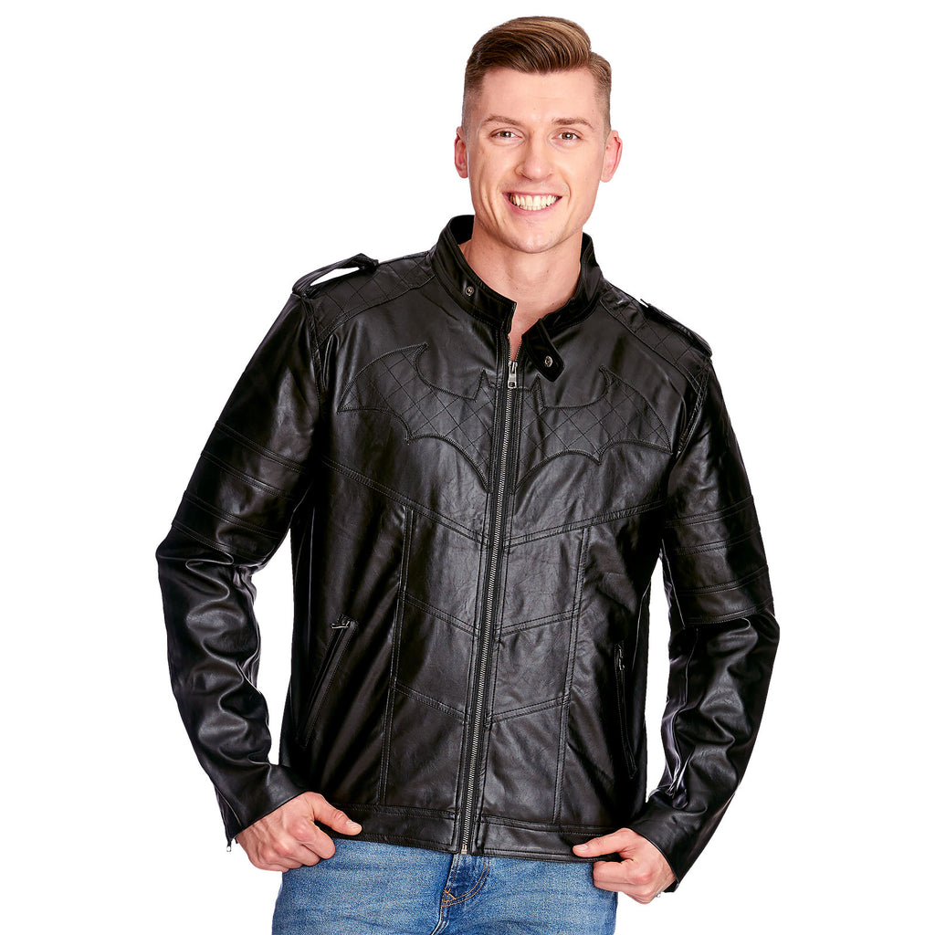 Image produit Batman - Veste en simili cuir avec logo Arkham Knight