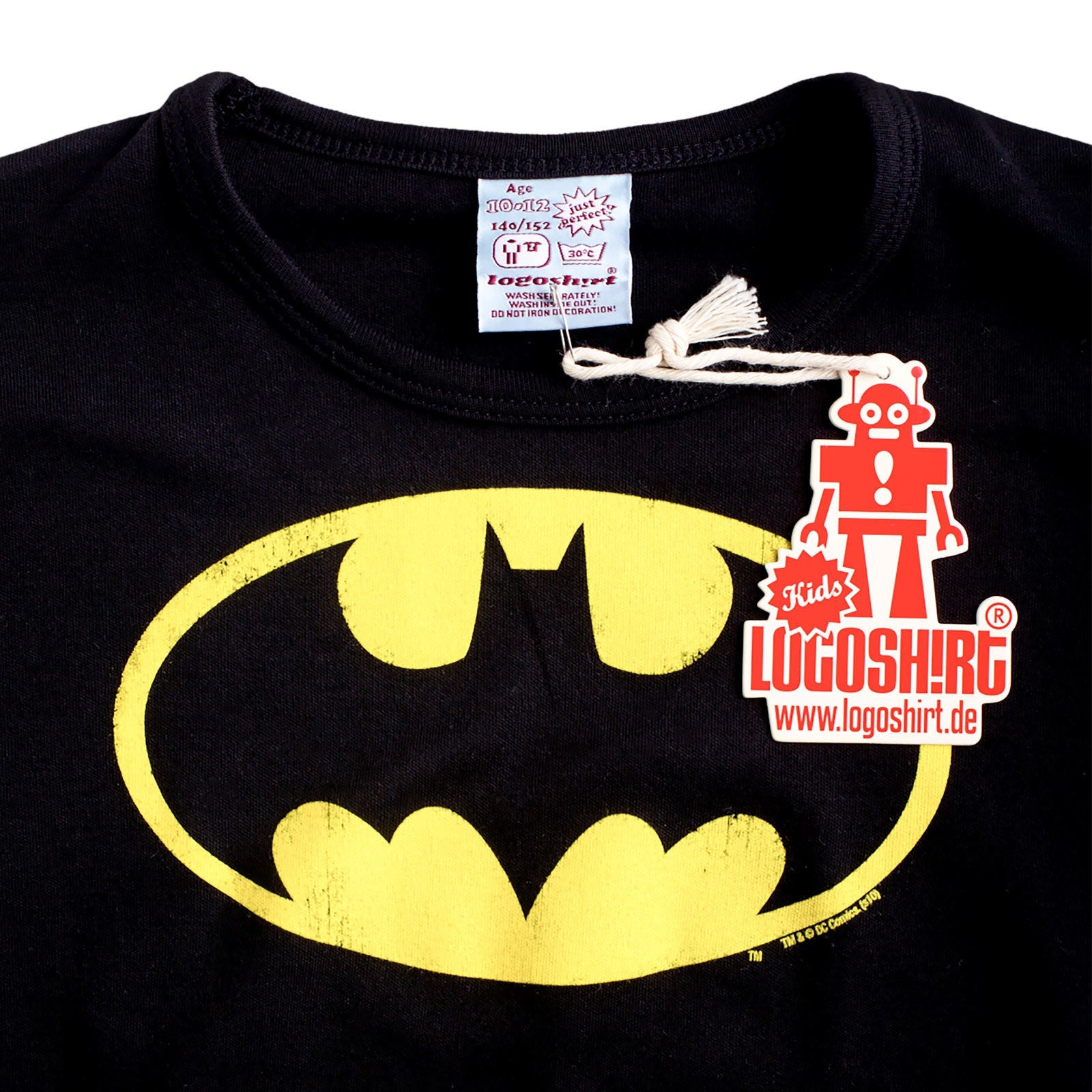 Image produit Batman - T-shirt pour enfants noir avec logo