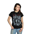 Image produit Walking Dead - T-shirt fille éclaboussures de sang main noir