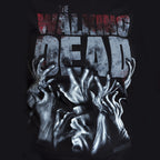 Image produit Walking Dead - T-shirt fille éclaboussures de sang main noir