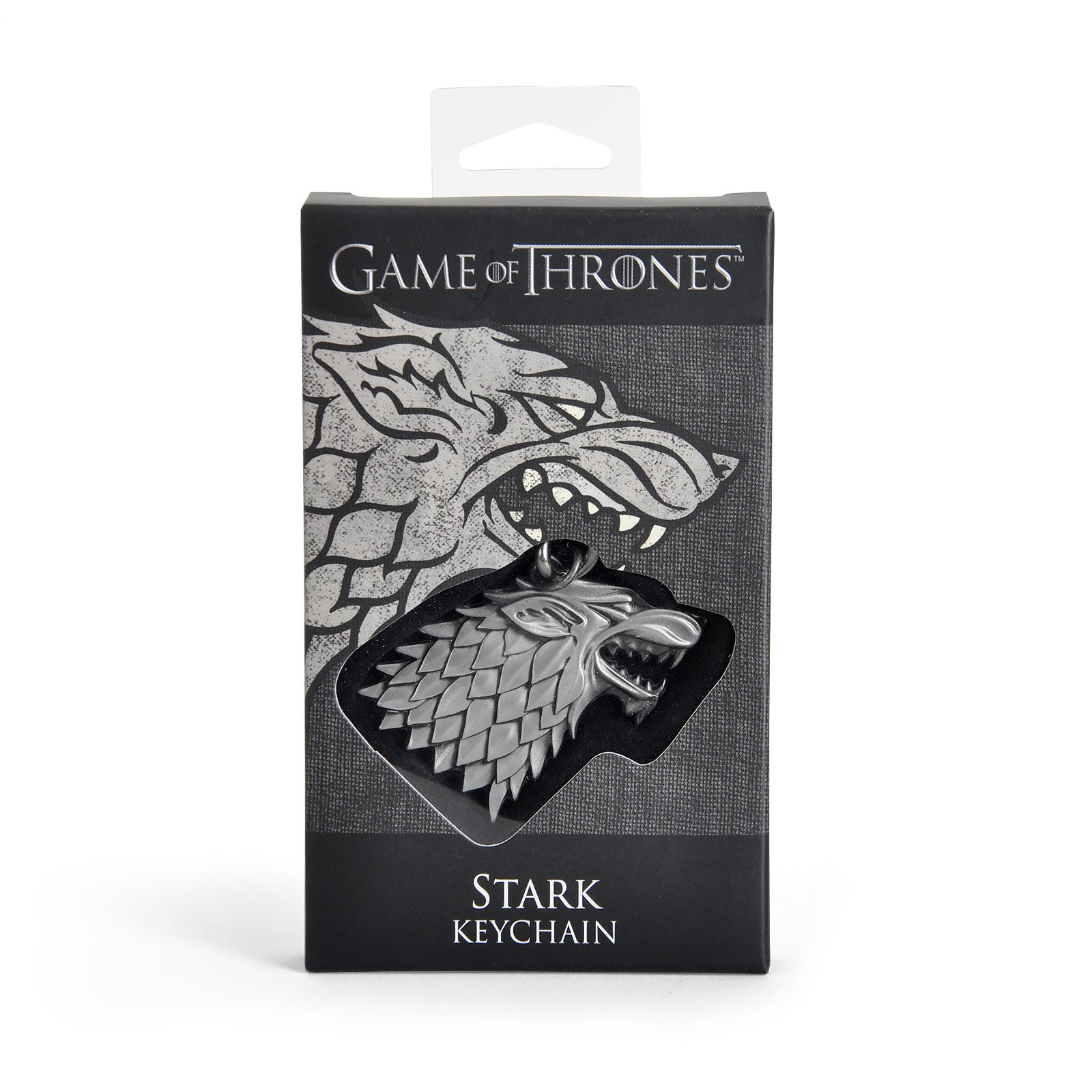 Image produit Game of Thrones - Porte-clés blason Stark loup des ombres