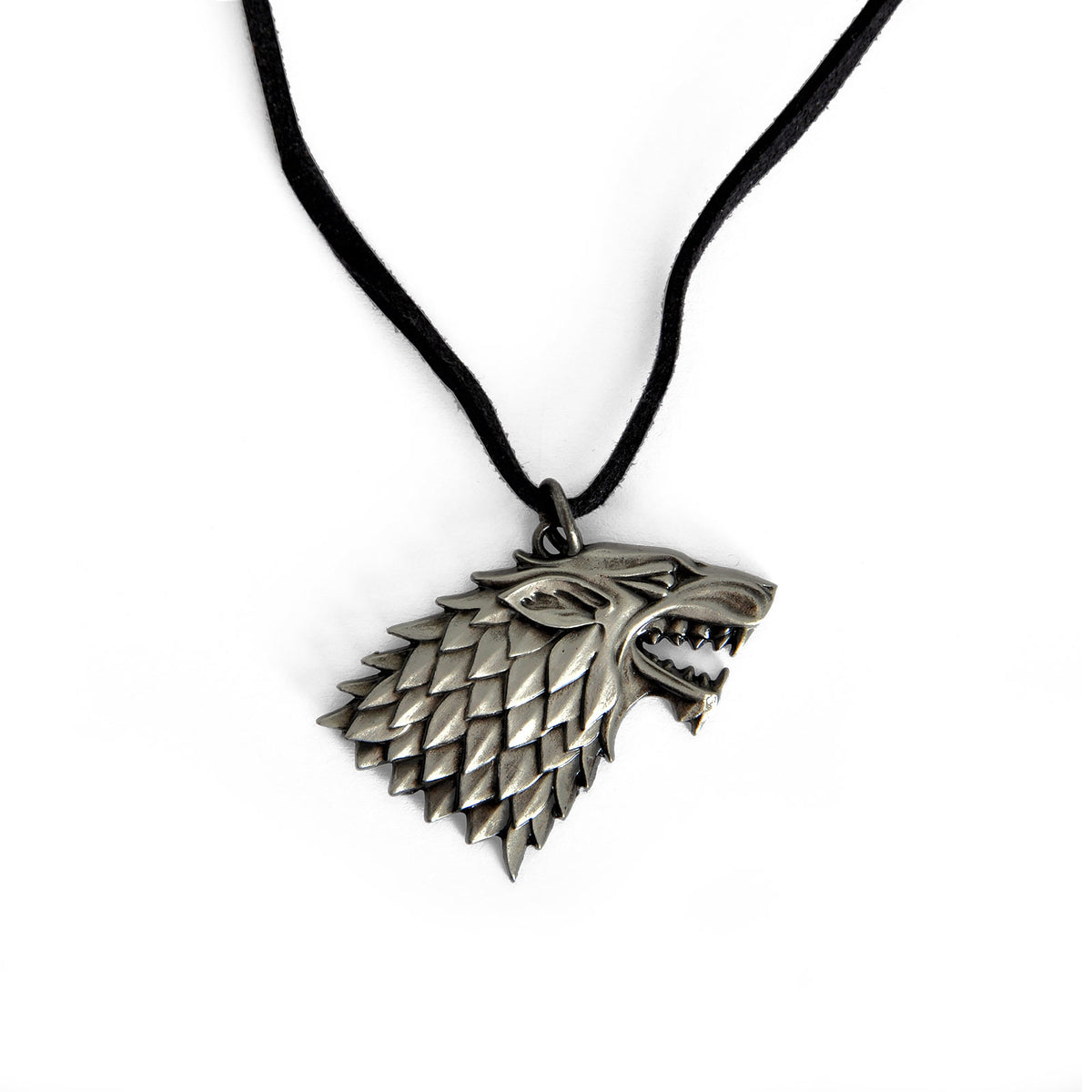 Image produit Game of Thrones - Collier avec emblème Stark Loup des Ombres