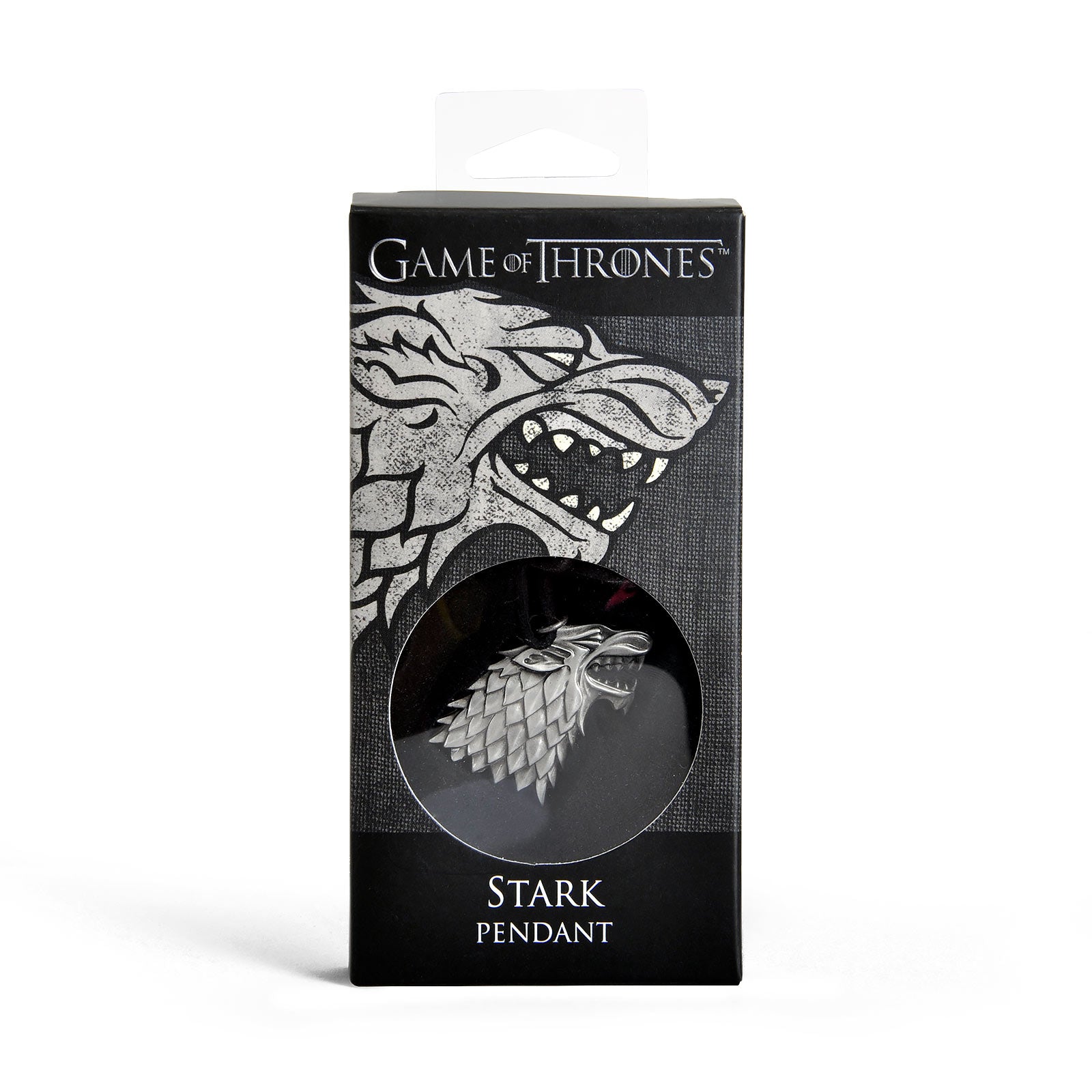 Image produit Game of Thrones - Collier avec emblème Stark Loup des Ombres