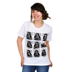 Image produit Star Wars - T-shirt blanc Darth Vader Multiface
