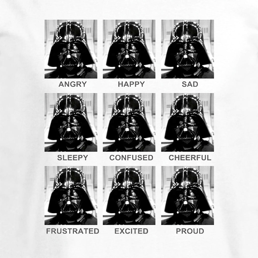 Image produit Star Wars - T-shirt blanc Darth Vader Multiface