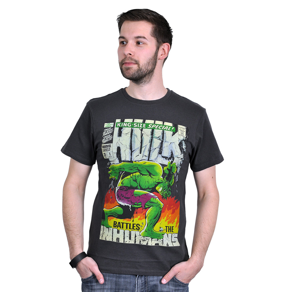 Image produit Hulk - Marvel Poster T-Shirt Gris