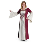 Product image Medieval Dress Brigitta natural-bordeaux