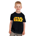 Image produit Star Wars - Logo orange T-shirt pour enfants noir