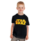 Image produit Star Wars - Logo orange T-shirt pour enfants noir