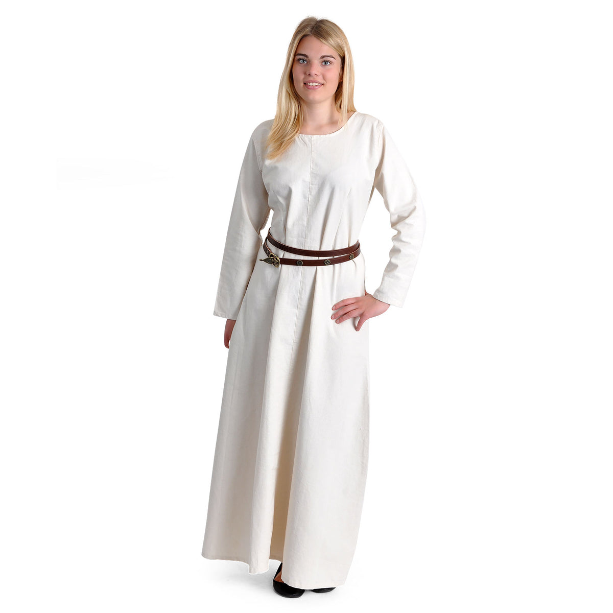 Image produit Sous-robe médiévale Freya naturelle