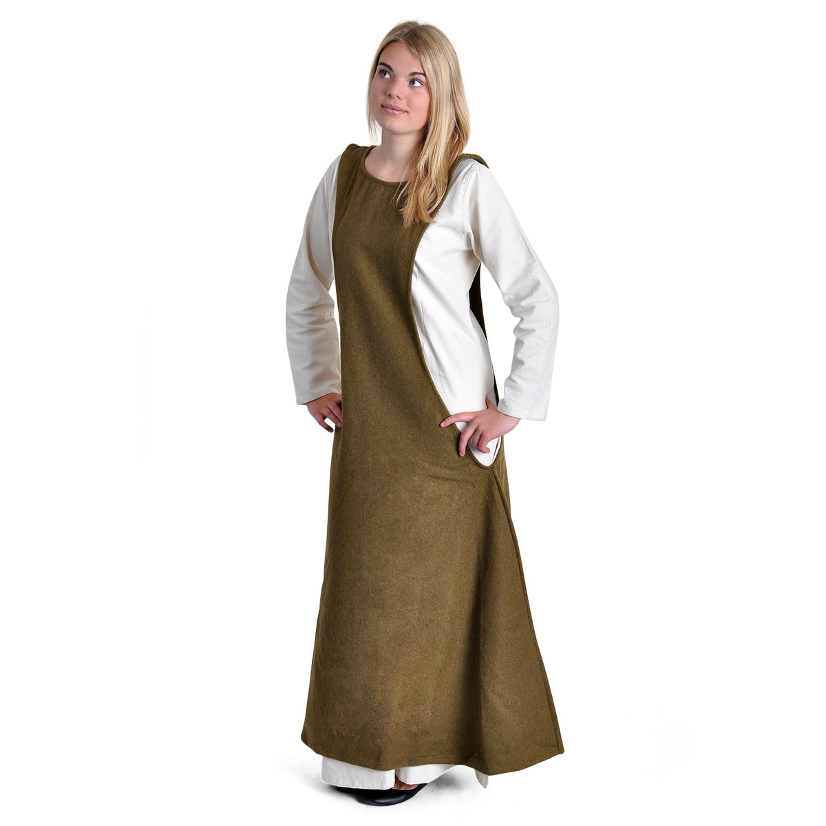Image produit Sous-robe médiévale Freya naturelle