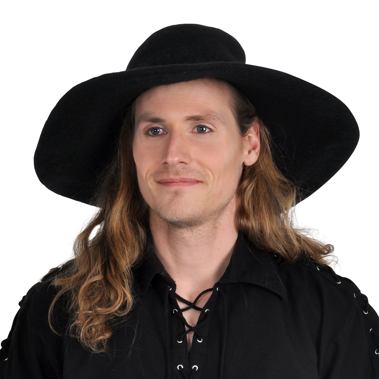 Image produit Chapeau Médiéval Noir