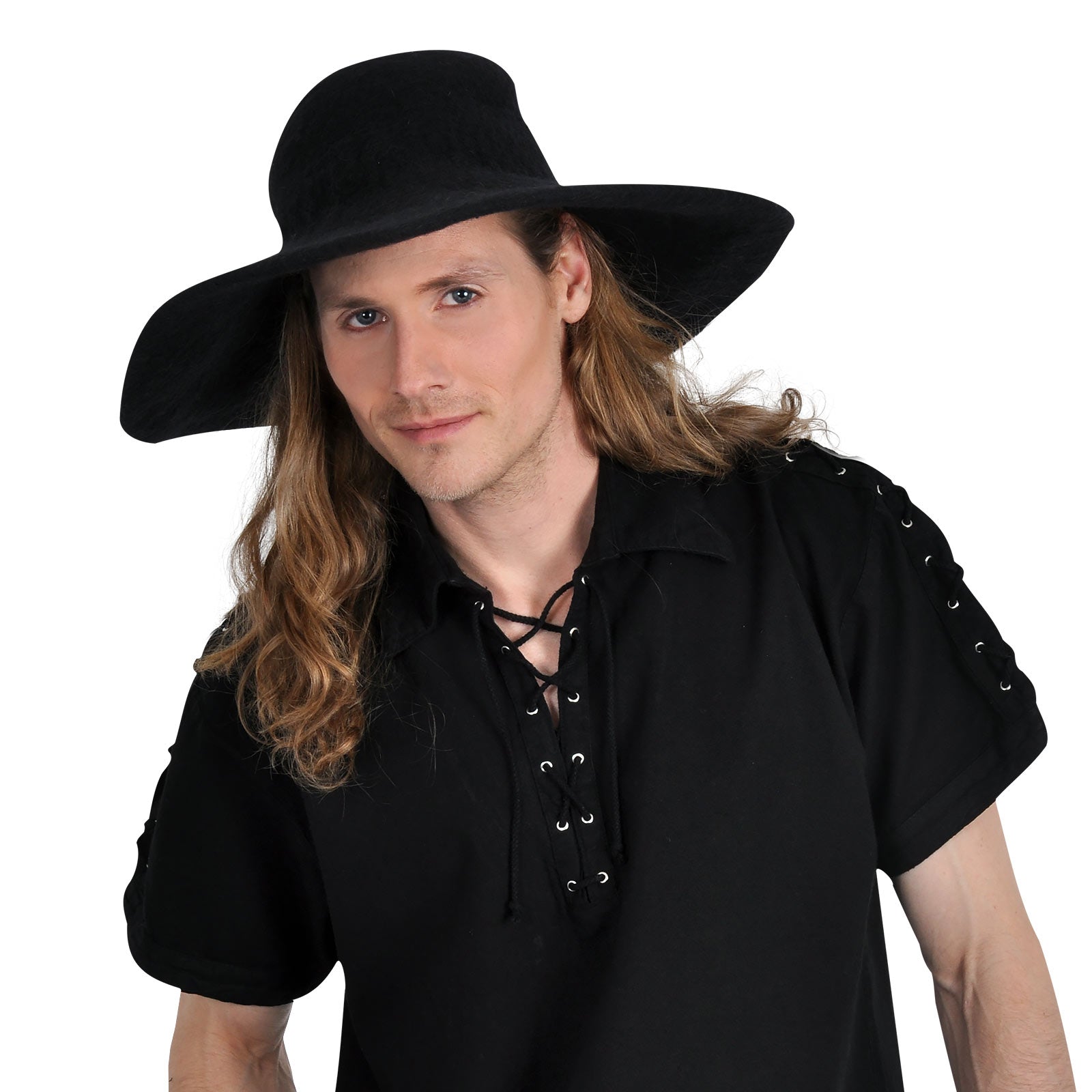 Image produit Chapeau Médiéval Noir