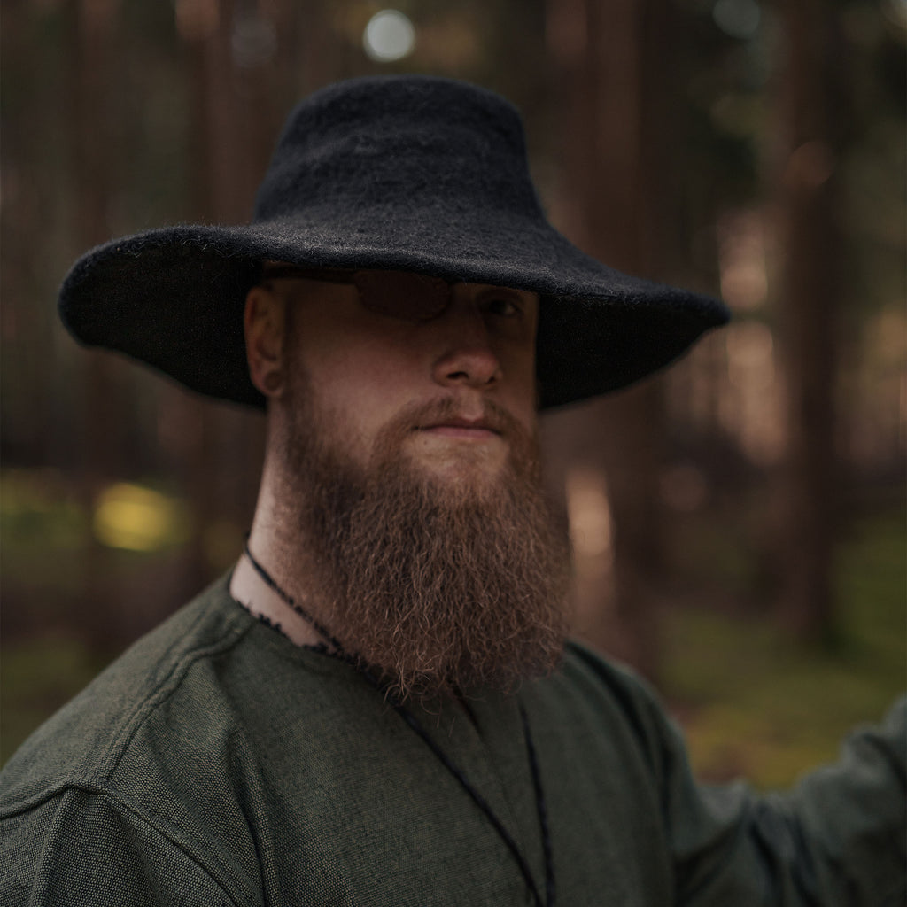 Image produit Chapeau Médiéval Noir