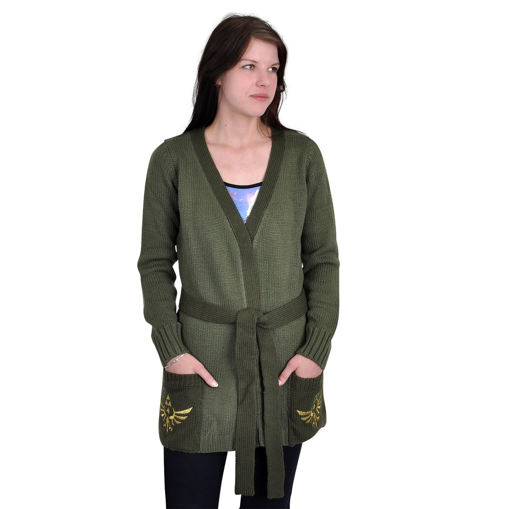 Image produit Zelda - Cardigan Logo olive