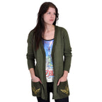 Image produit Zelda - Cardigan Logo olive