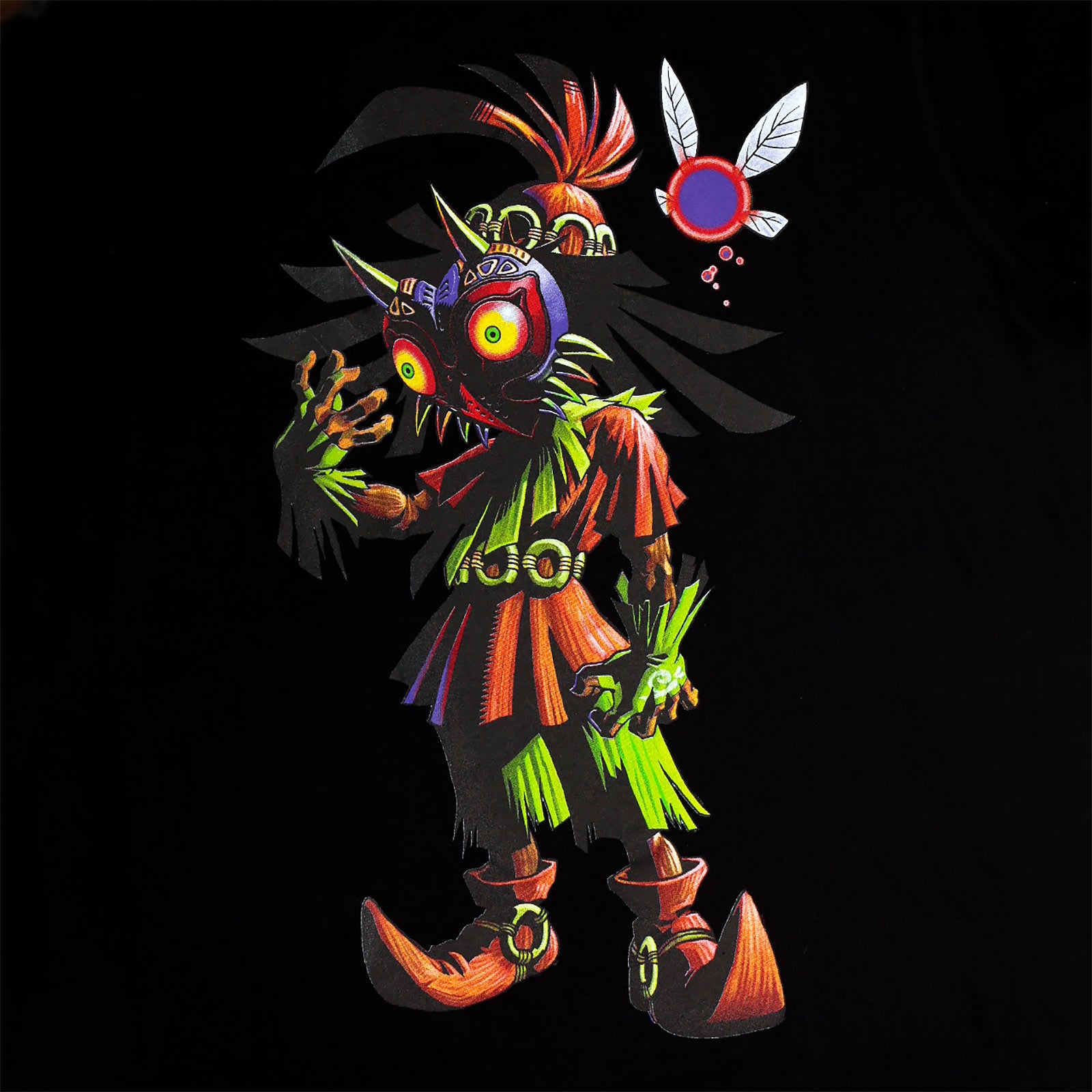 Image produit Zelda - T-shirt Majoras Mask noir