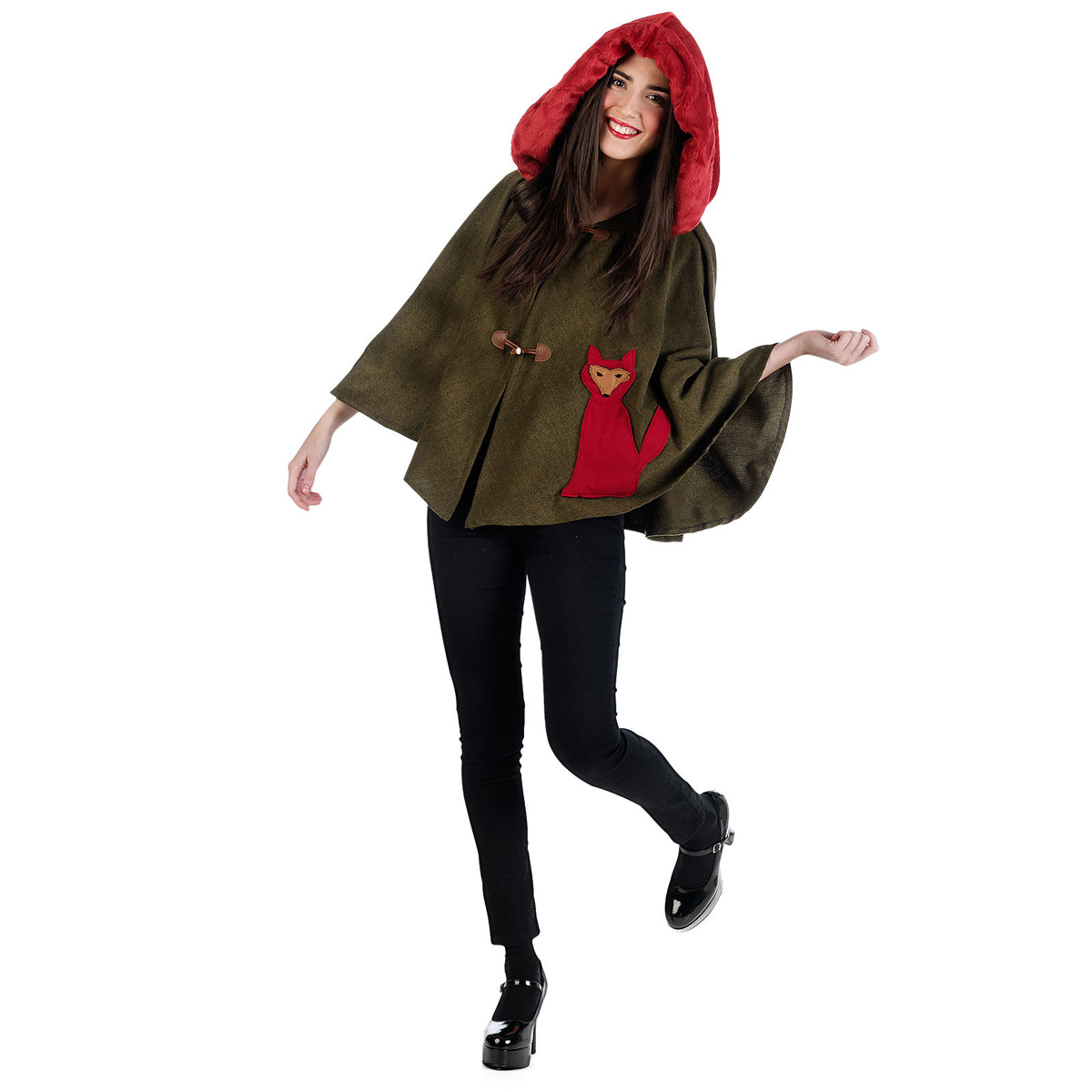 Image produit Renard - Cape de costume olive