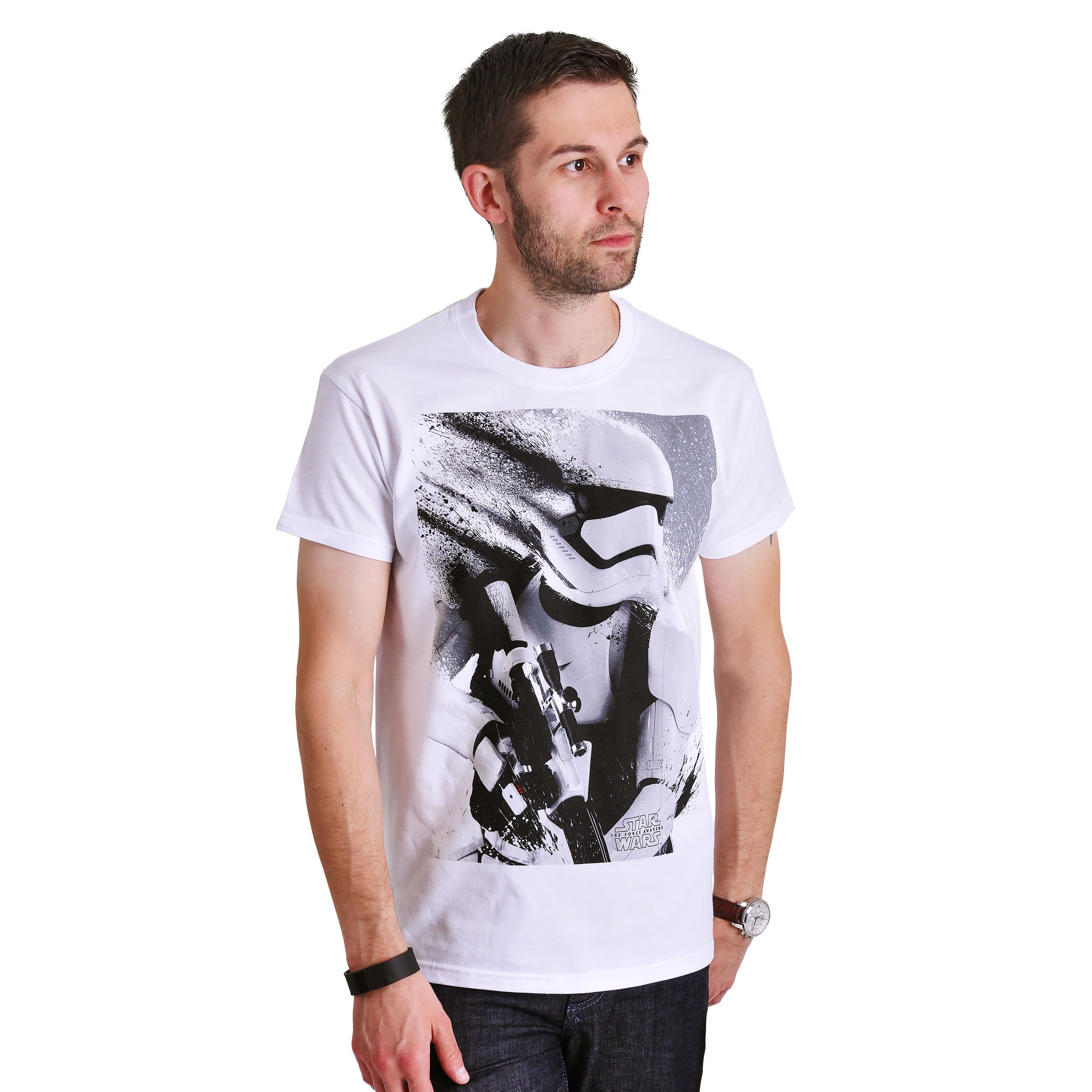 Image produit Star Wars - T-shirt Stormtrooper Splatter blanc