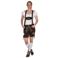 Image produit Pantalon en cuir traditionnel Sonja avec broderie - Femme