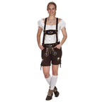 Image produit Pantalon en cuir traditionnel Sonja avec broderie - Femme