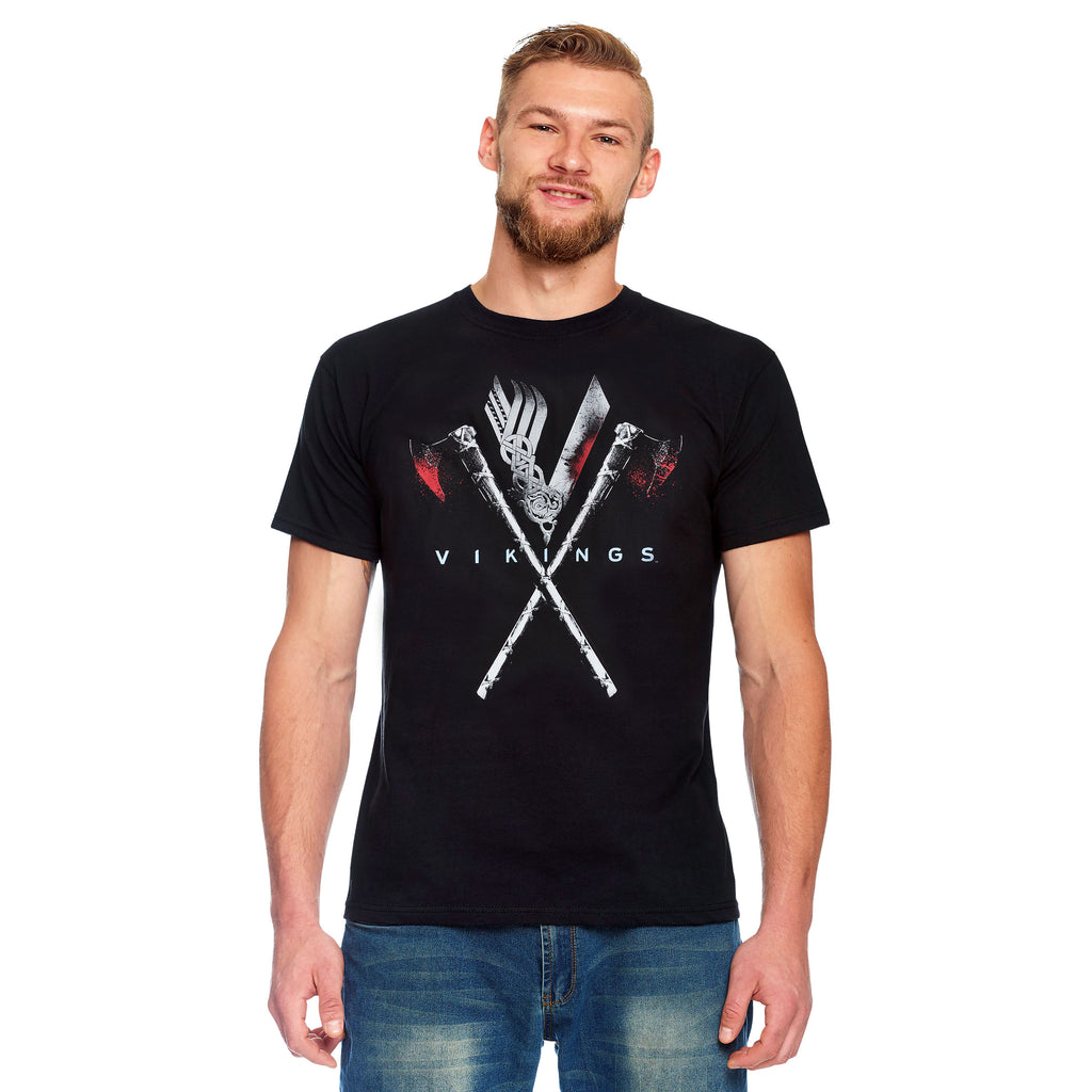 Image produit Vikings - T-shirt Bloody Axe noir