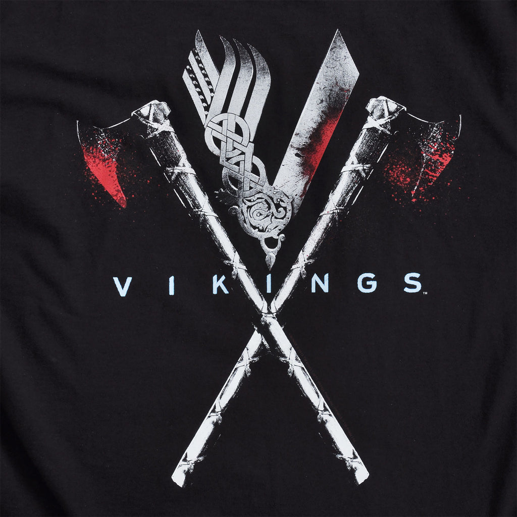 Image produit Vikings - T-shirt Bloody Axe noir