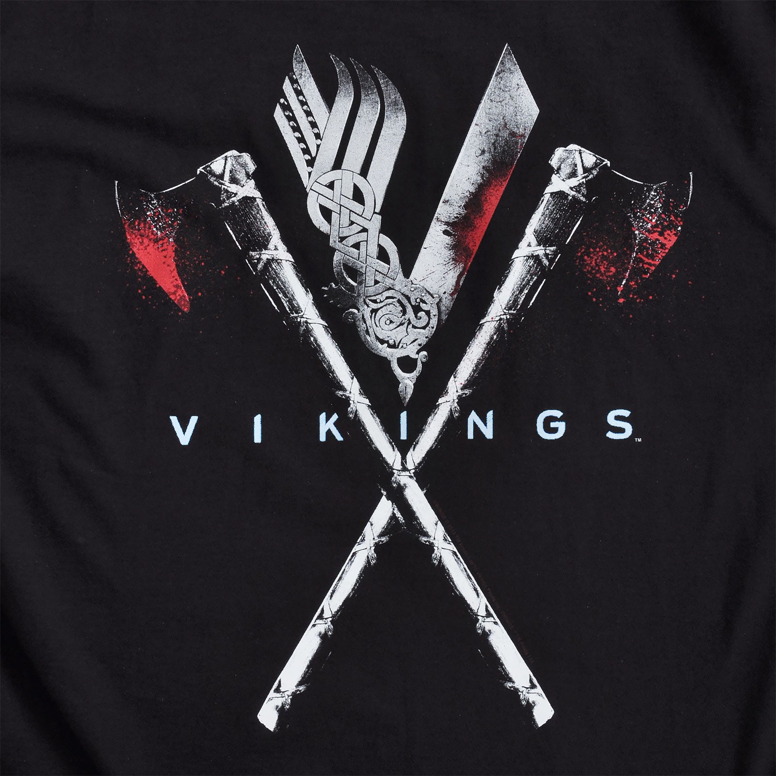 Image produit Vikings - T-shirt Bloody Axe noir