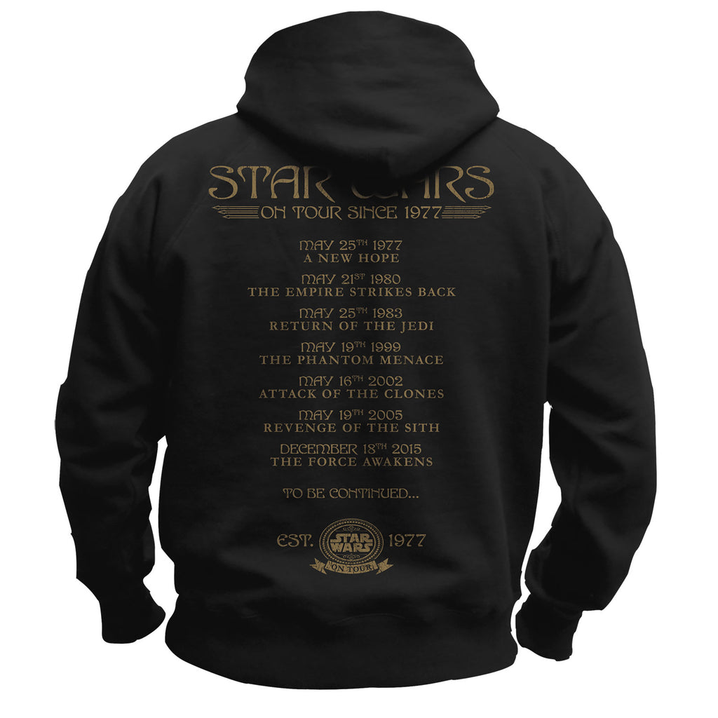 Image produit Star Wars - En tournée depuis 77 Hoodie Noir