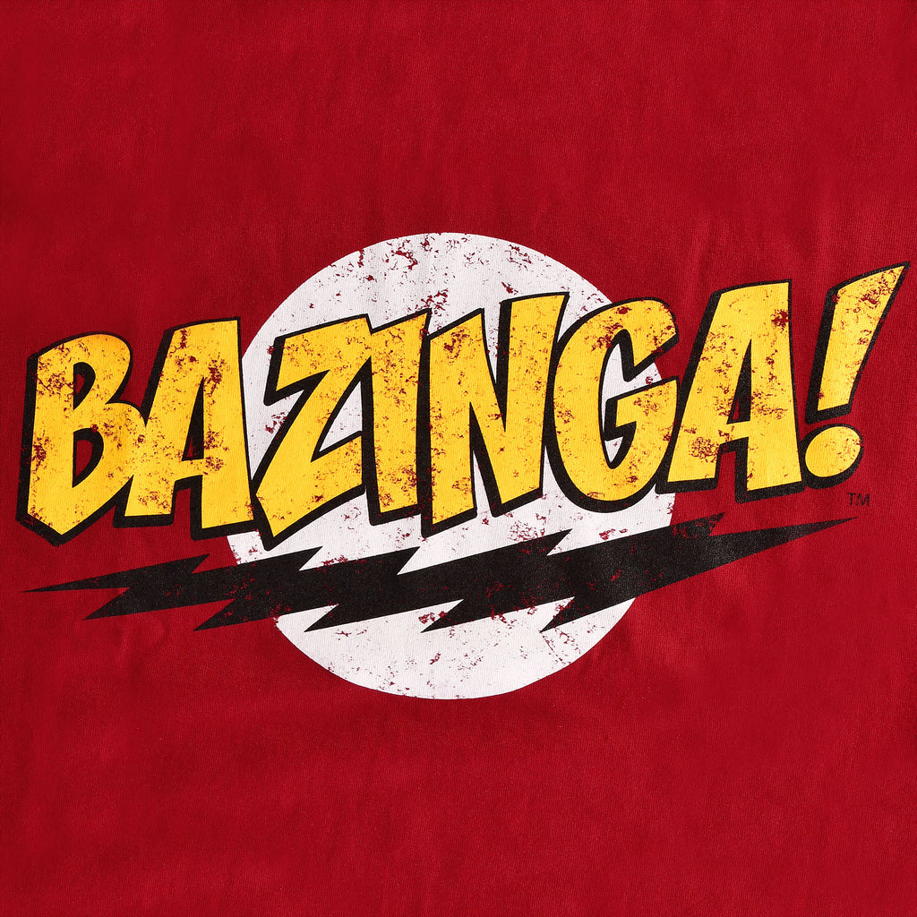 Image produit Big Bang Theory - T-shirt Bazinga Full Size rouge