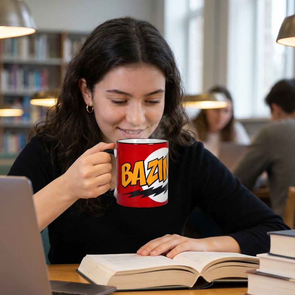 Image produit Big Bang Theory- Bazinga Full Size Tasse rouge