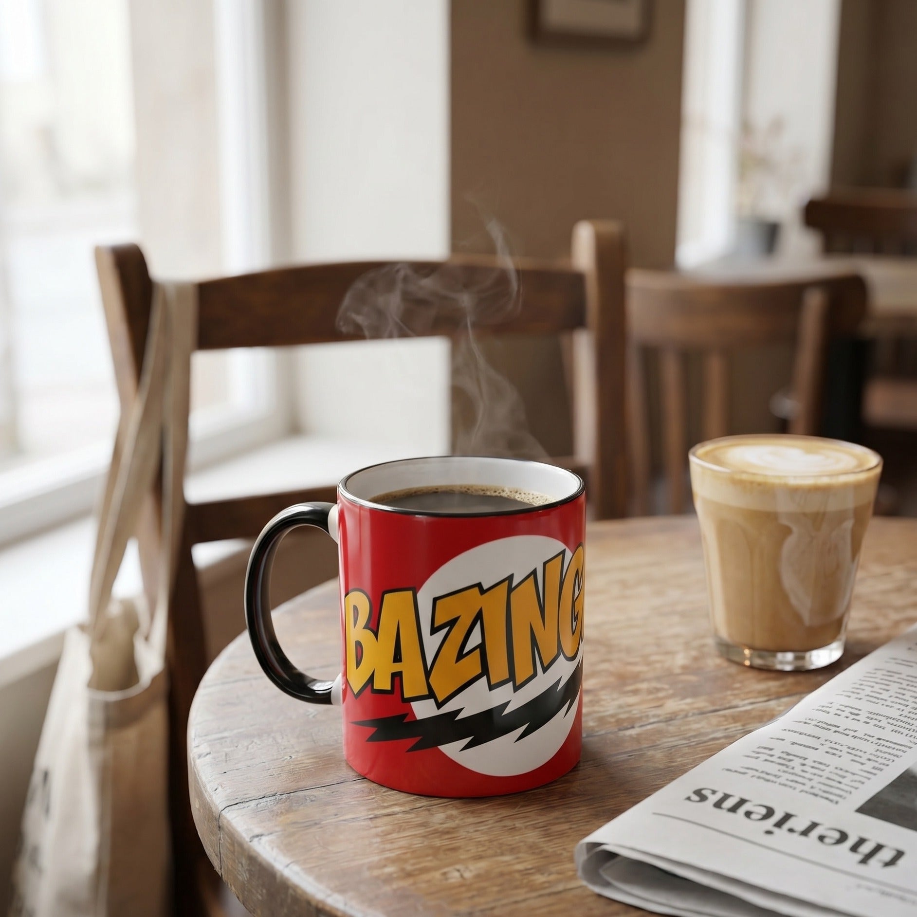 Image produit Big Bang Theory- Bazinga Full Size Tasse rouge