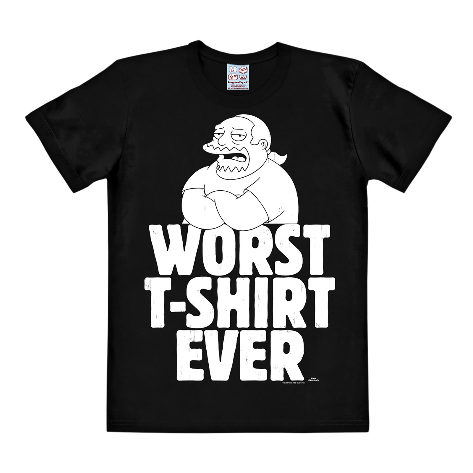 Product image Simpsons - Worst T-Shirt Ever Black