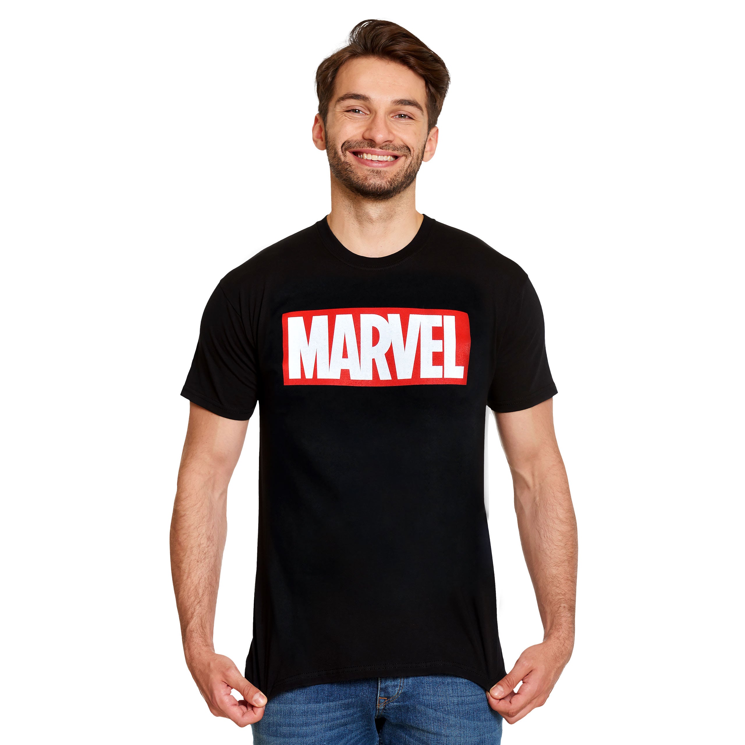 Image produit Marvel - T-shirt Logo Noir