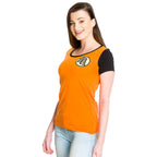 Image produit Dragon Ball - T-shirt fille symbole Kame orange