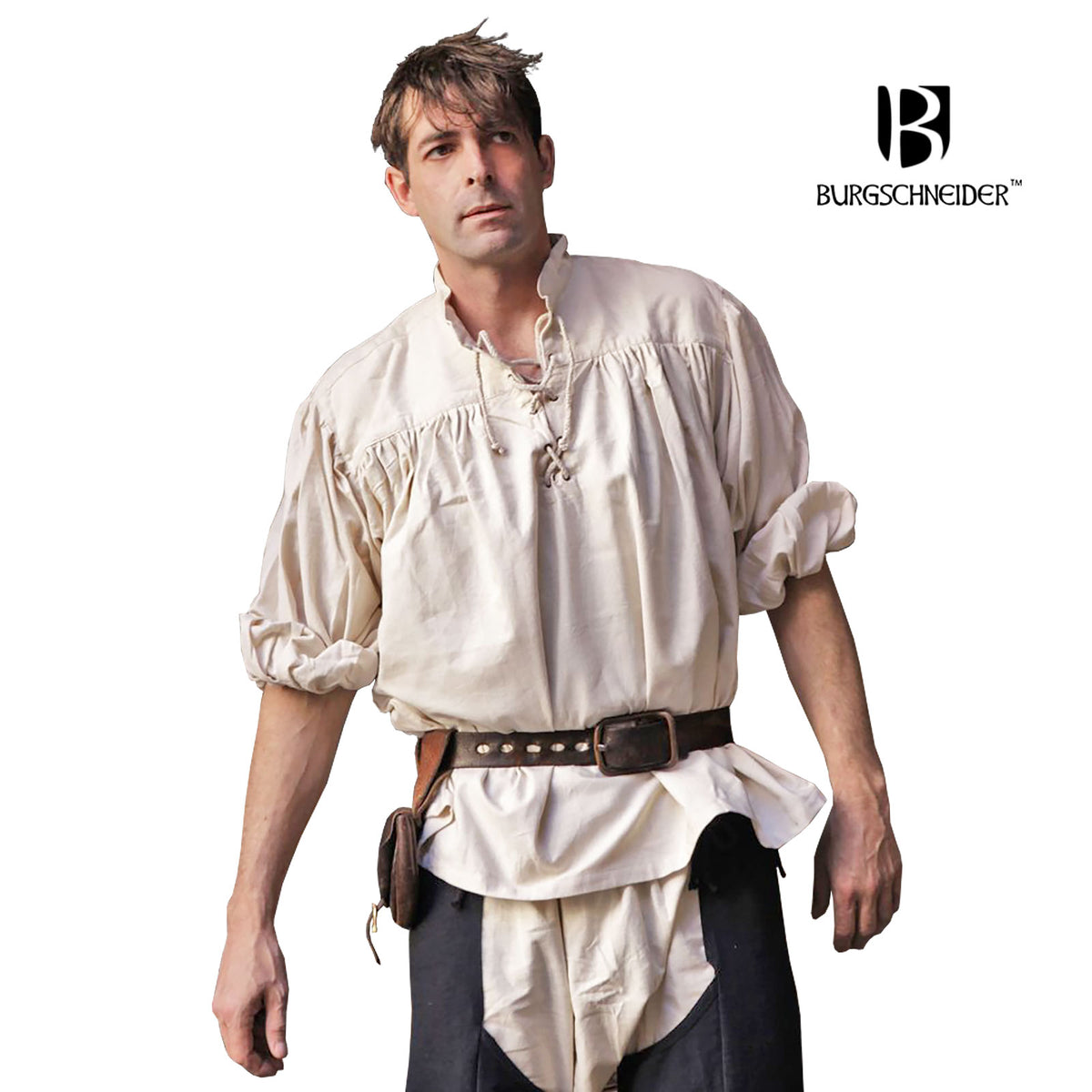 Product image Medieval Lace-Up Shirt Störtebecker Natural