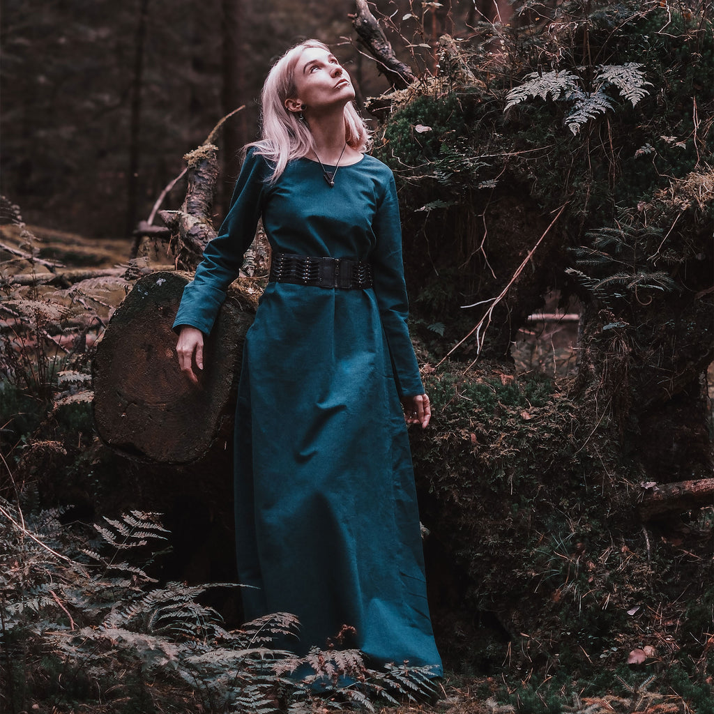 Image produit Sous-robe médiévale Freya verte