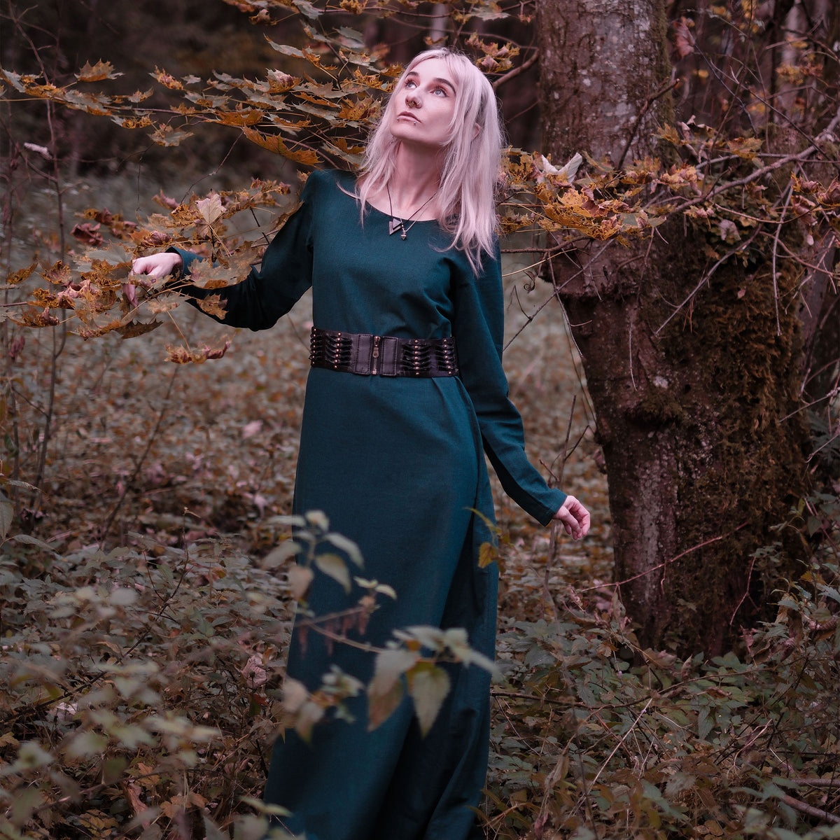 Image produit Sous-robe médiévale Freya verte
