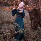 Image produit Sous-robe médiévale Freya verte