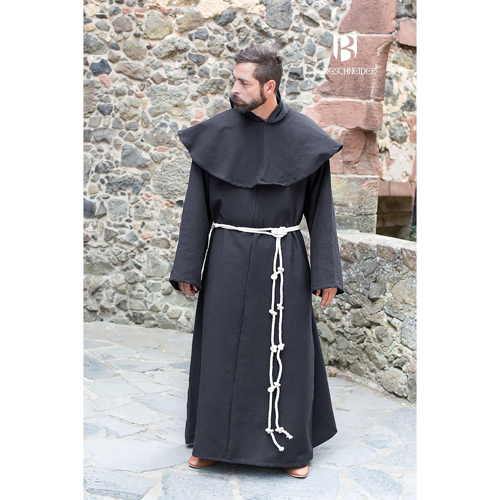 Image produit Robe de moine Benedictus noir
