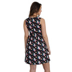 Image produit Bambi - Robe mini Flower Power Thumper noire