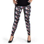 Image produit Bambi - Leggings Flower Power Thumper noir